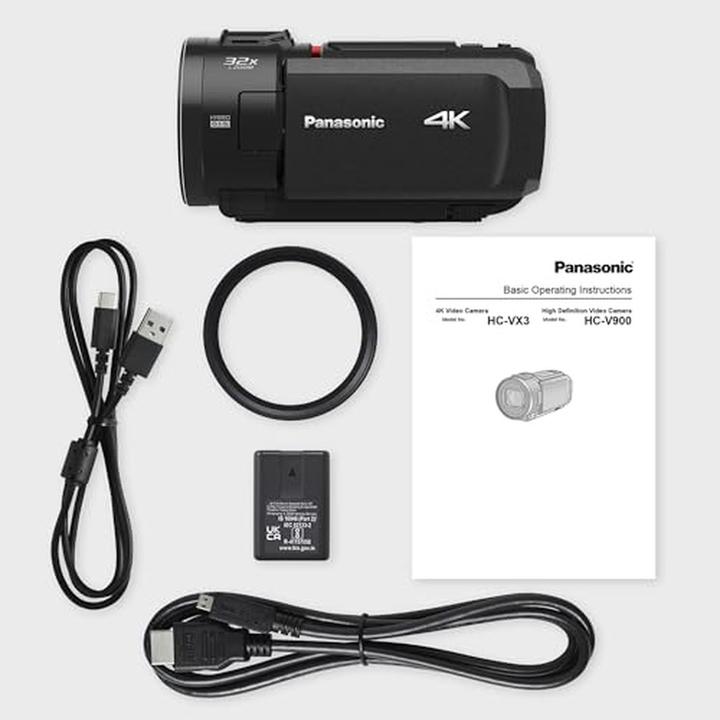Produktbild Panasonic HC-VX3E-K (8.57 Mpx, 30p, 24 x)