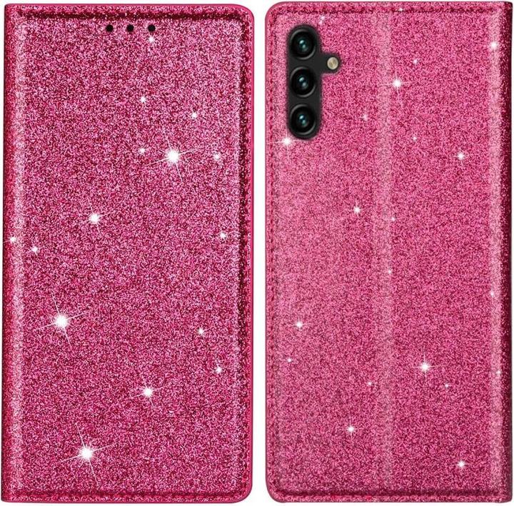 Image du produit Cover-Discount Galaxy A14 - Étui flip rose pailleté (Samsung Galaxy A14)