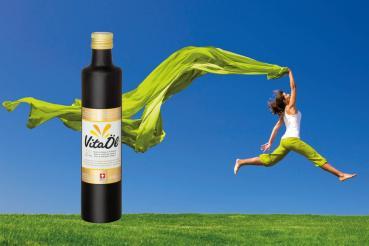 Actual product image VitaÖl rapeseed oil with linseed oil 2 pcs. Bottles 500ml (500 ml)