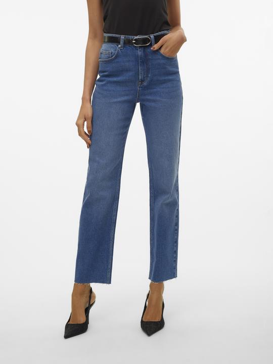 Actual product image Vero Moda VMCALIA Hohe Taille Gerade geschnitten Jeans Straight-Fit (W28/L32)