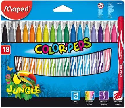 Produktbild Maped Fasermaler Jungle 18er (18x)