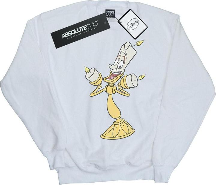 Disney Beauty And The Beast Lumiere Distressed Sweatshirt Jungen (128)