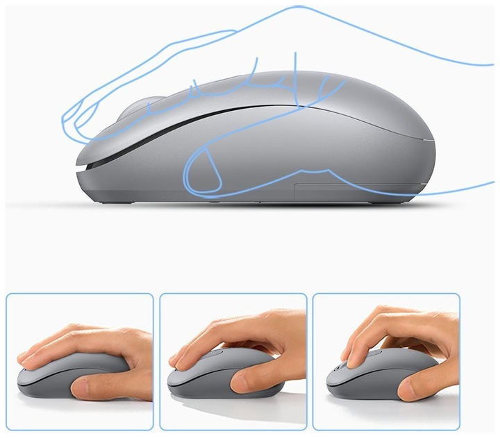 Produktbild Ugreen Wireless mouse 90669 2.4G (moonlight gray) (Kabellos)