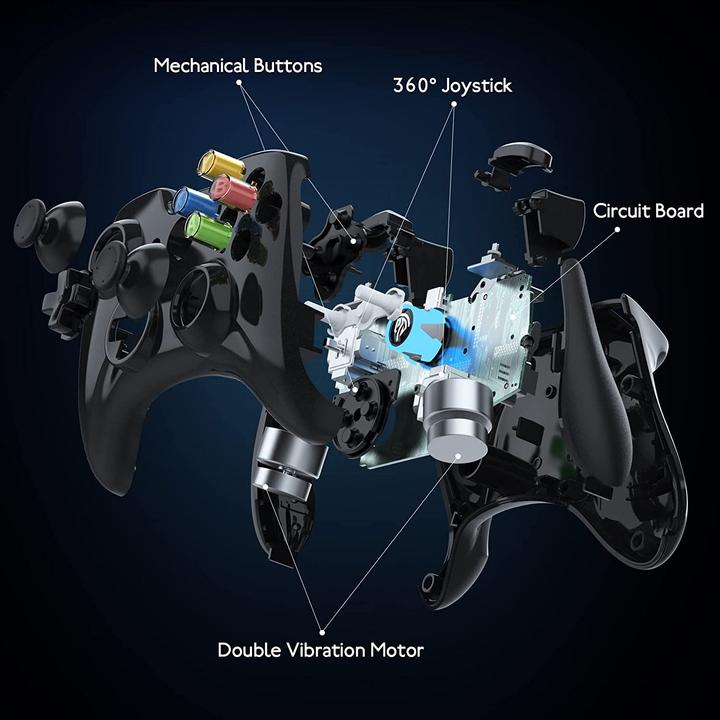 Produktbild EasySMX Kc-8236-bla (Steam Machine, PS3, PC, Switch, Android)