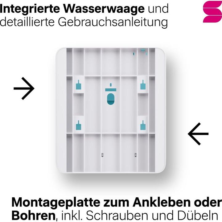 Actual product image Wepa Satino by Papierhandtuchspender HYGINITY Interfold S 333412 weiss Kunststoff