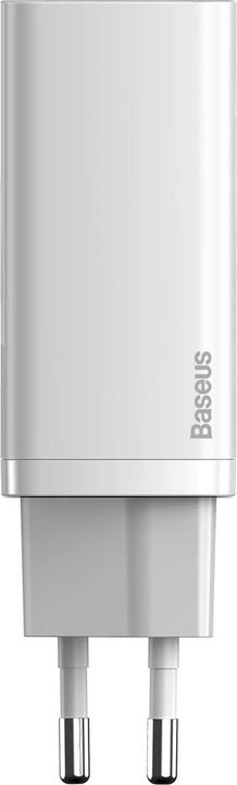 Productafbeelding Baseus GaN2 Lite snelladerC+U 65W EU Wit (65 W, 1 portie)