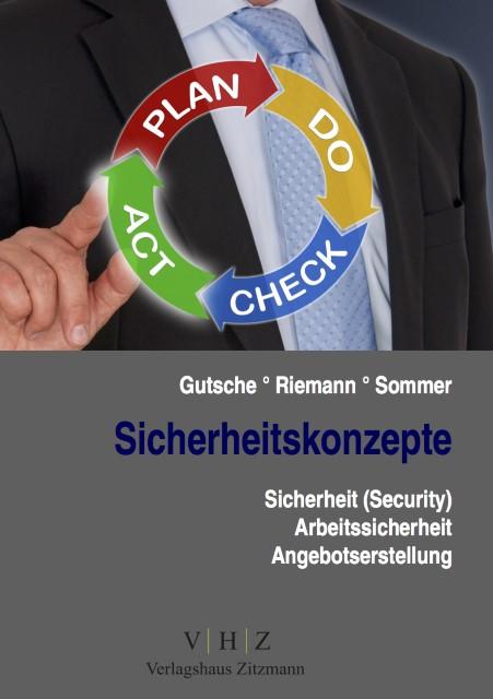 Produktbild Sicherheitskonzepte (Deutsch, Gutsche, Harald/Riemann, Jens/Sommer, Sandra, 2016)