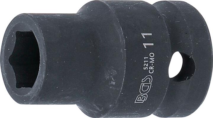 Image du produit BGS Douille à choc, six pans | 12,5 mm (1/2") | 11 mm (11 mm)