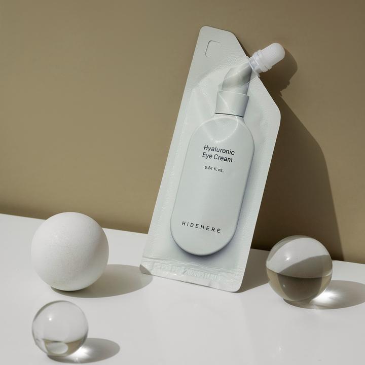 Image du produit Hidehere Crème pour les yeux à l'acide hyaluronique (Crème pour les yeux, 25 ml, Jour + nuit)