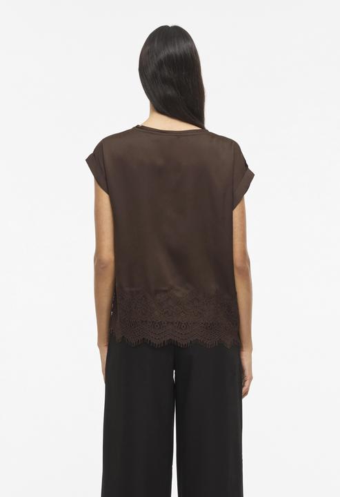 Immagine prodotto Vila VIELLETTE Spitzen Oberteil mit kurzen Ärmeln (40)