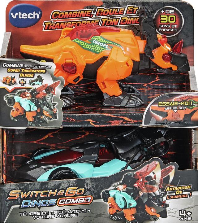 Produktbild VTech Petis Switch & Go Dinos Combo (differents models) (Französisch, 3 - 8 Jahre)