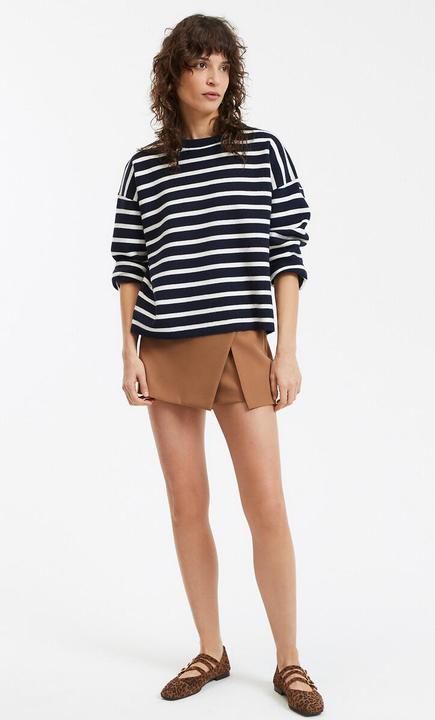 Actual product image La Redoute Collections Gestreifter Pullover mit Rundhalsausschnitt (S)