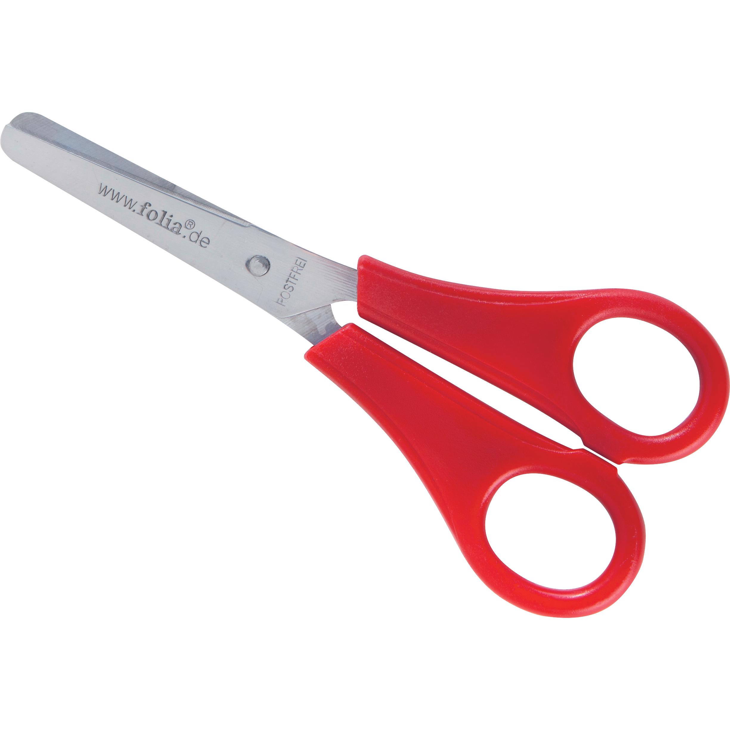 Folia, Schere, Kinderbastelschere RUND (13.50 cm)