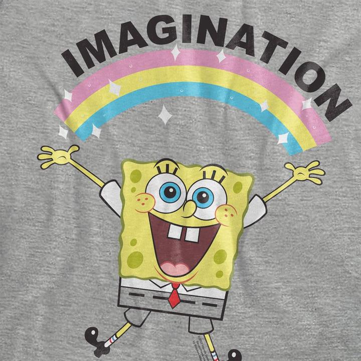Produktbild Spongebob Squarepants Simple Imagination TShirt meliert (XL)