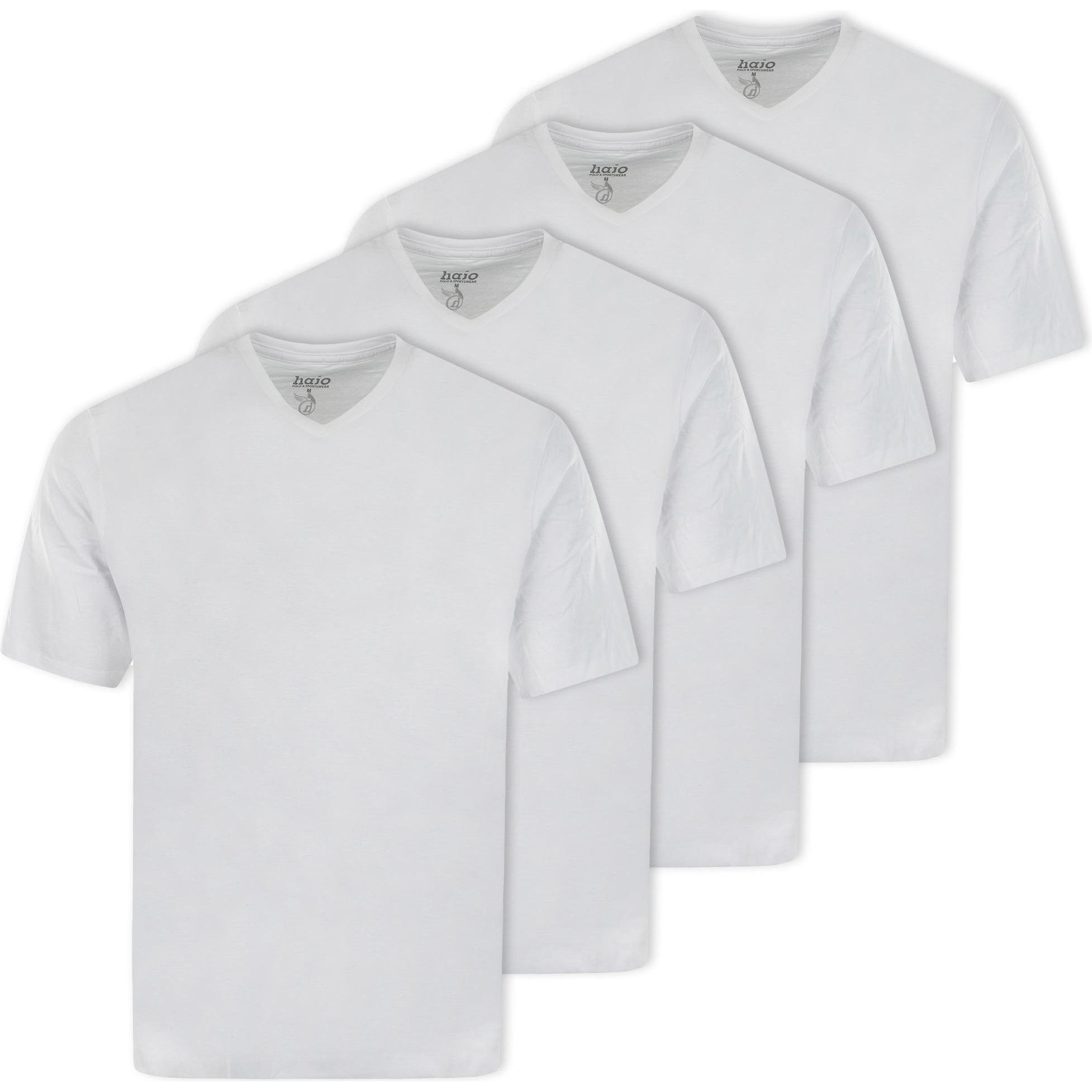 Hajo, Herren, Shirt, T-Shirt Casual Bequem sitzend, Weiss, (XXL)