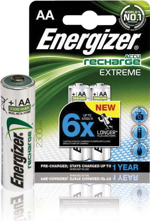 Actual product image Energizer Recharge Extreme (2 pcs., AA, 2300 mAh)