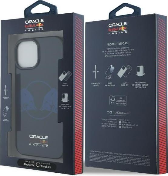 Produktbild Red Bull RBHMP15S24HIDBV iPhone 15 6.1" hardcase navy IML Two Bulls MagSafe (Apple iPhone 15)