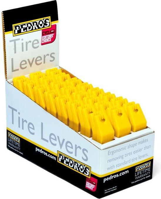 Produktbild Pedros Pedro's Tire Lever Reifenheber Display, 24 Stk., yellow