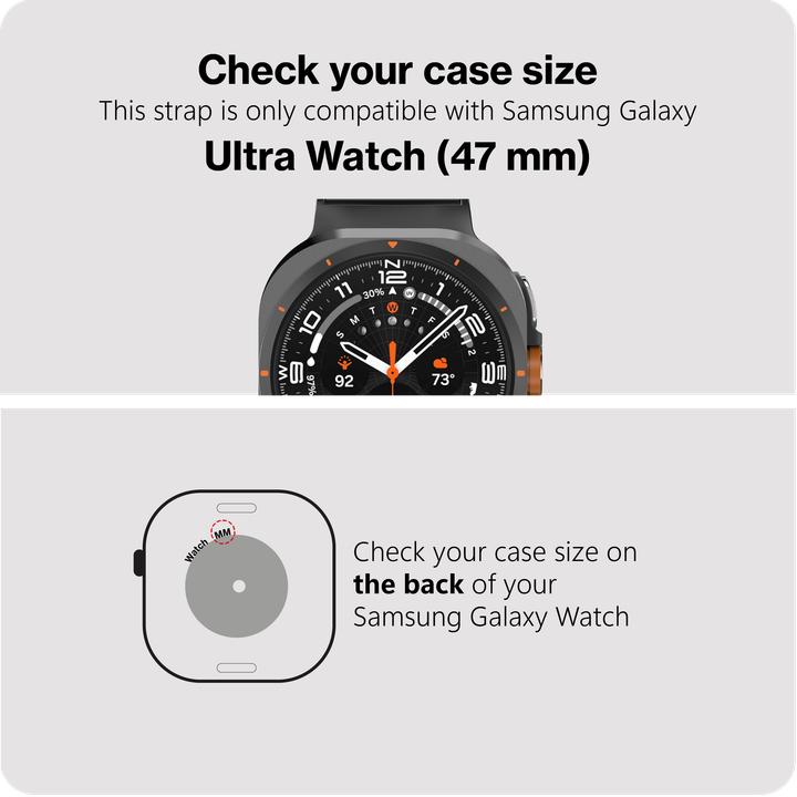 Actual product image Cazy Watchstrap für smartwatch (Titanium)