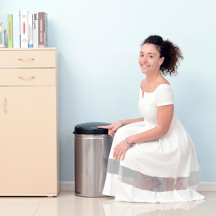 Produktbild Homcom Abfalleimer mit IR Sensor und Inneneimer (30 l)