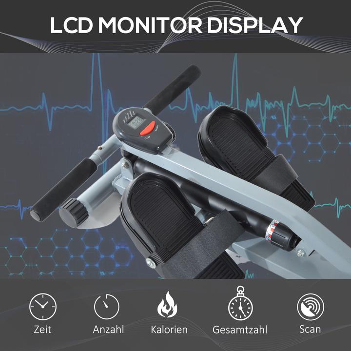 Produktbild Homcom Ruderzugmaschine mit LCD Display