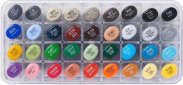 Produktbild Copic Basis (Grau, 5 mm, 36 x)