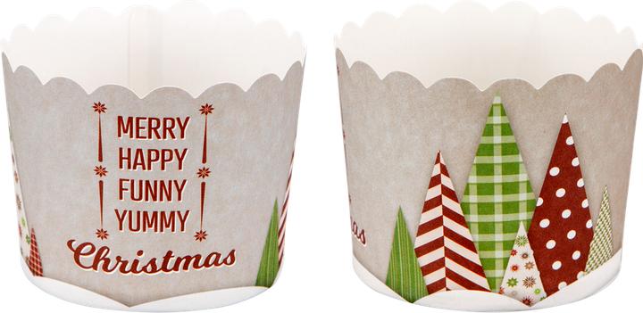 Produktbild Städter Cupcake-Backform Yummy Christmas ø 6/7x5.5 cm Maxi (6.50 cm)