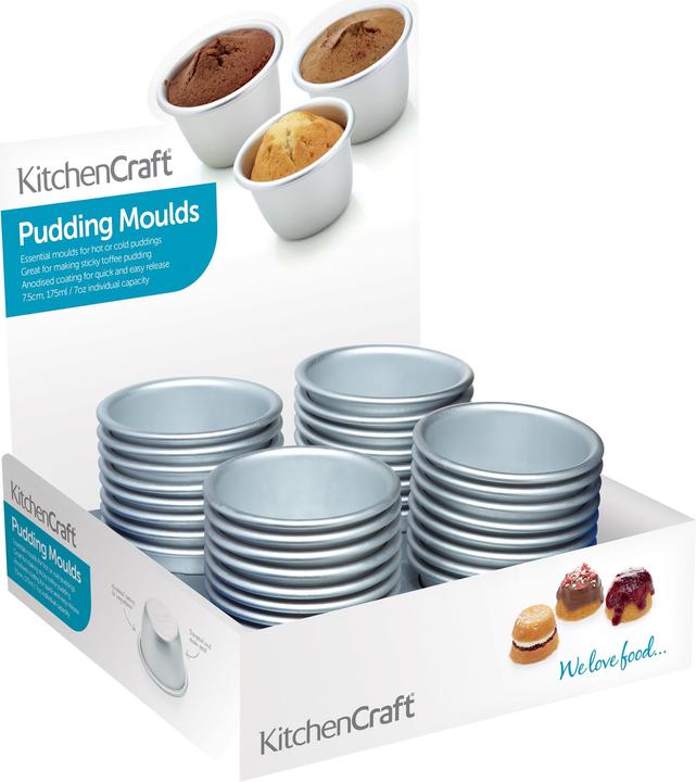 Actual product image Kitchen Craft Mini Pudding Molds (7.50 cm)