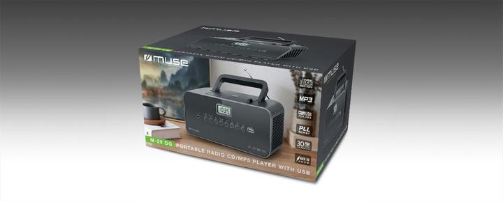 Produktbild Muse Portable radio M-28DG USB port, AUX in (MW, FM, PLL)