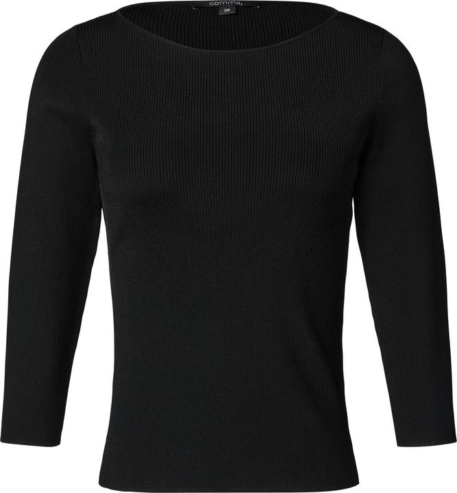 Produktbild Comma Strickpullover Schmaler Strickpullover mit 3/4-Arm (34)