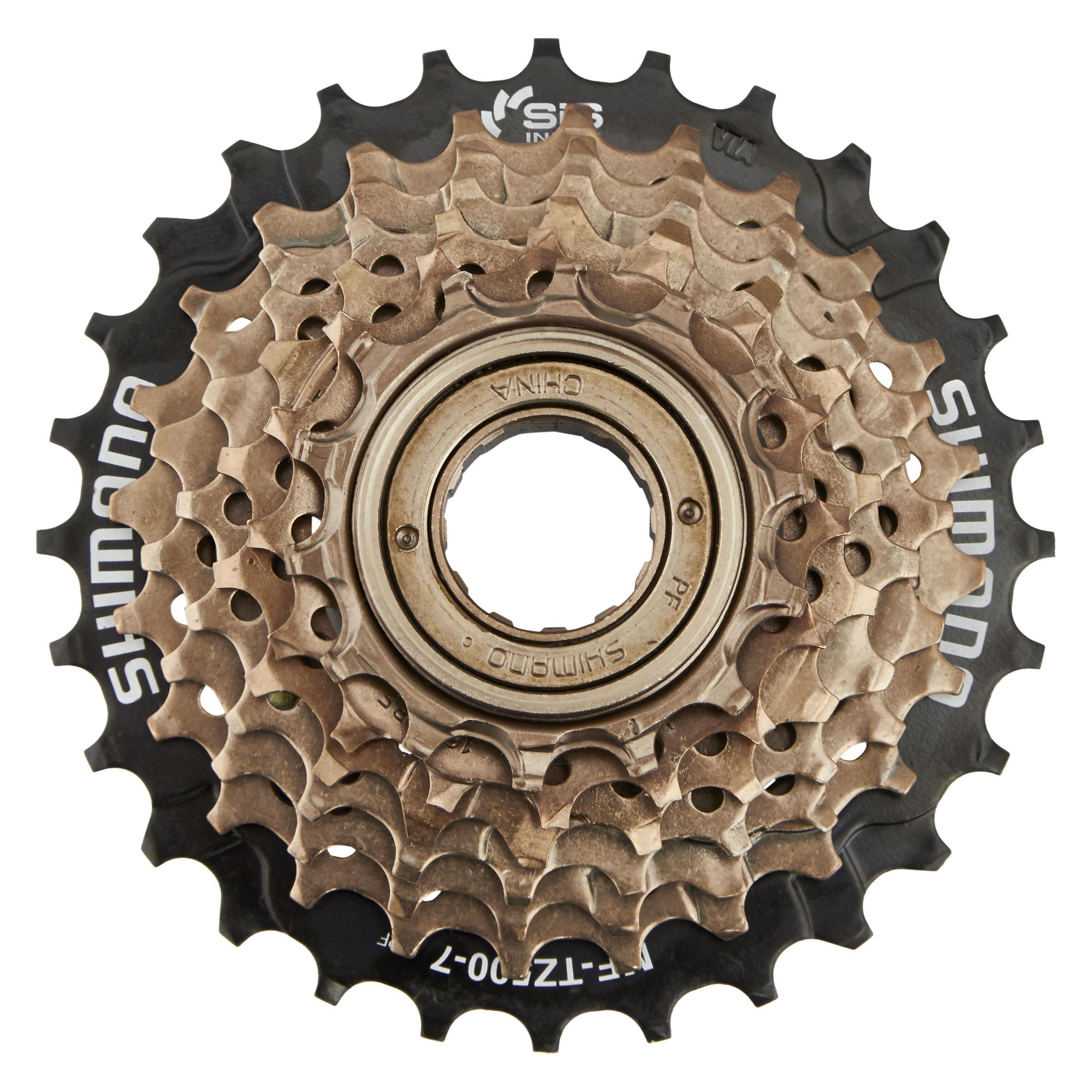 Shimano Marrone/Nero Pignoni A Cassetta, (7-Velocità, 14-34)