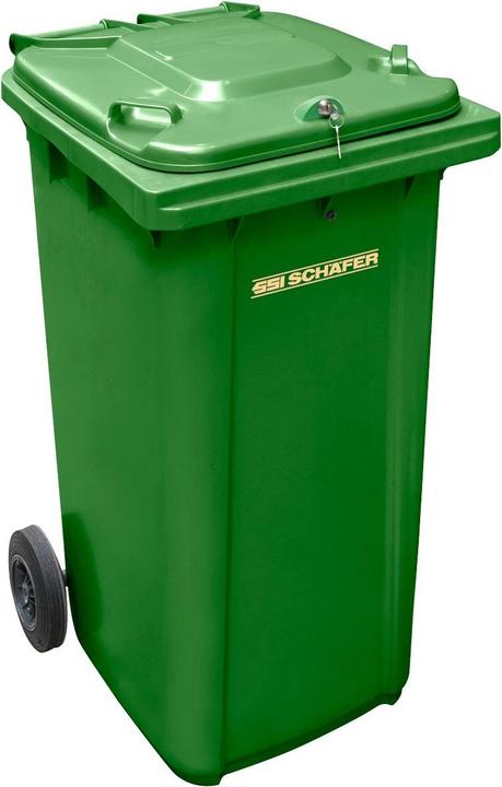 Actual product image Schäfer Shop Plastic large waste garbage can with gravity lock (240 l)