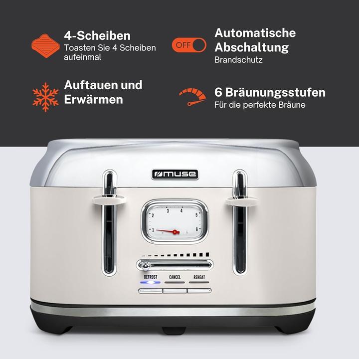 Immagine prodotto Muse MS-131 SC Tostapane Beige