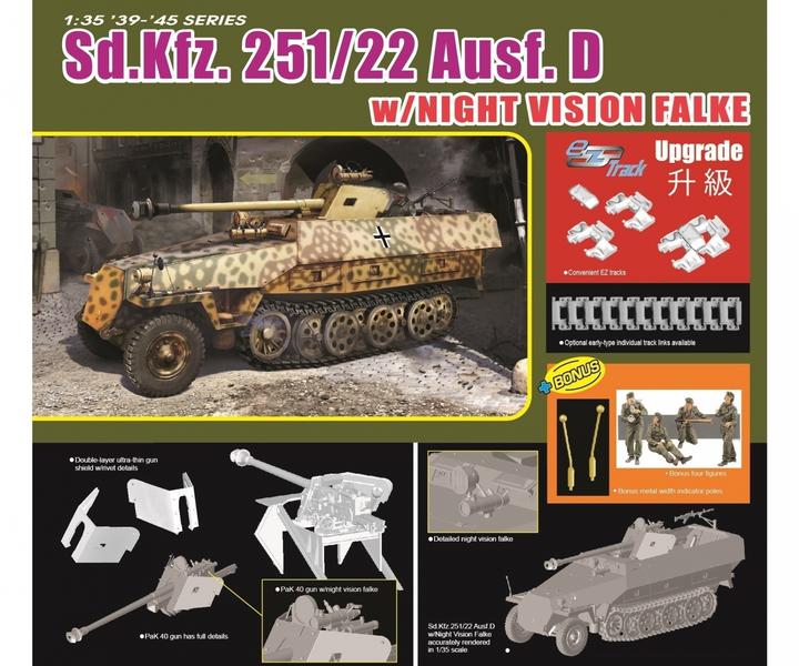 Image du produit 1:35 Sd.Kfz.251/22Ausf.Dw/NightVis.Falke