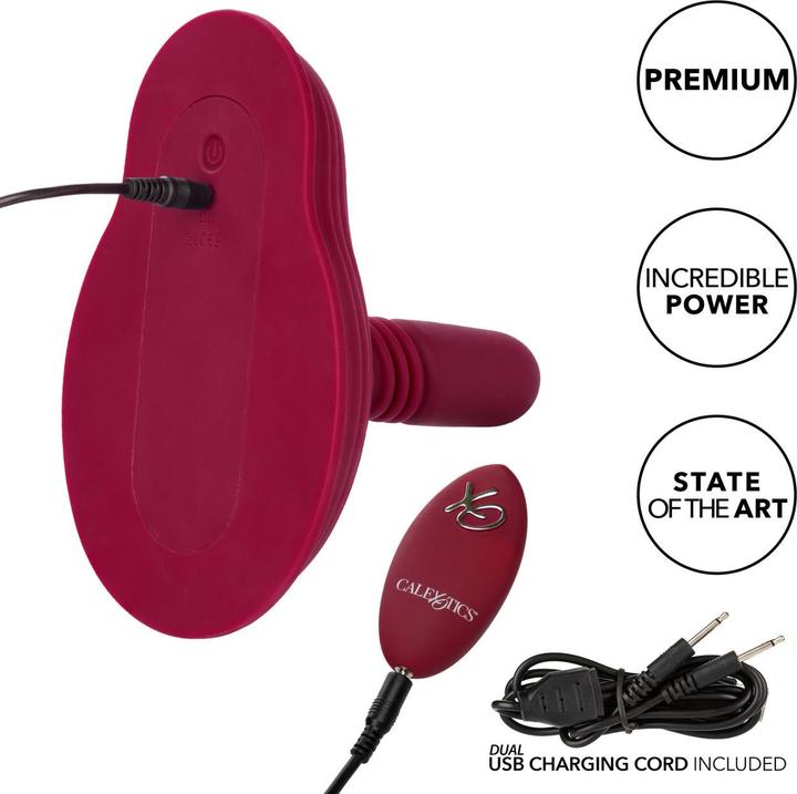Produktbild Dual California Exotics - Rider Massager Doppelmotor Fernbedienung Rot