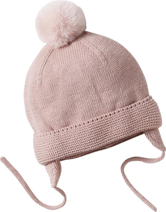 Actual product image Vertbaudet Girls' baby set: BASICS hat, round scarf & mittens