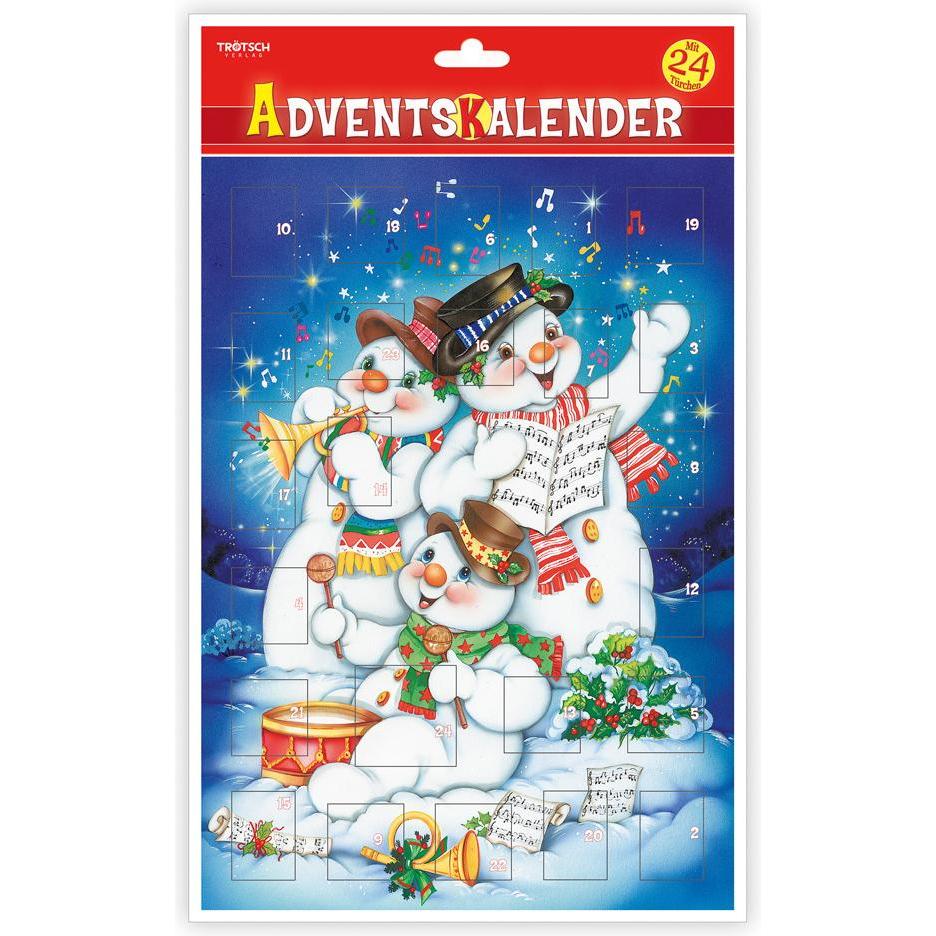 Magni Adventskalender Schneemann A4