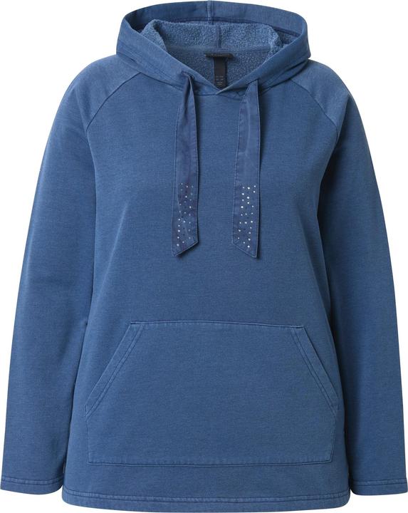 Immagine prodotto Ulla Popken Maglia dallo stile vintage con cordino decorato, cappuccio e maniche lunghe (54)