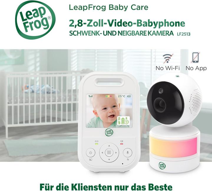 Produktbild Leapfrog LF2513 Baby Monitor mit Camera (Babyphone mit Kamera, 300 m)