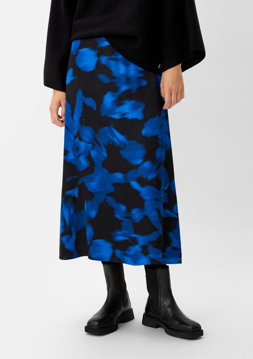 Actual product image Comma Rock Satinrock mit All-over-Print (32)