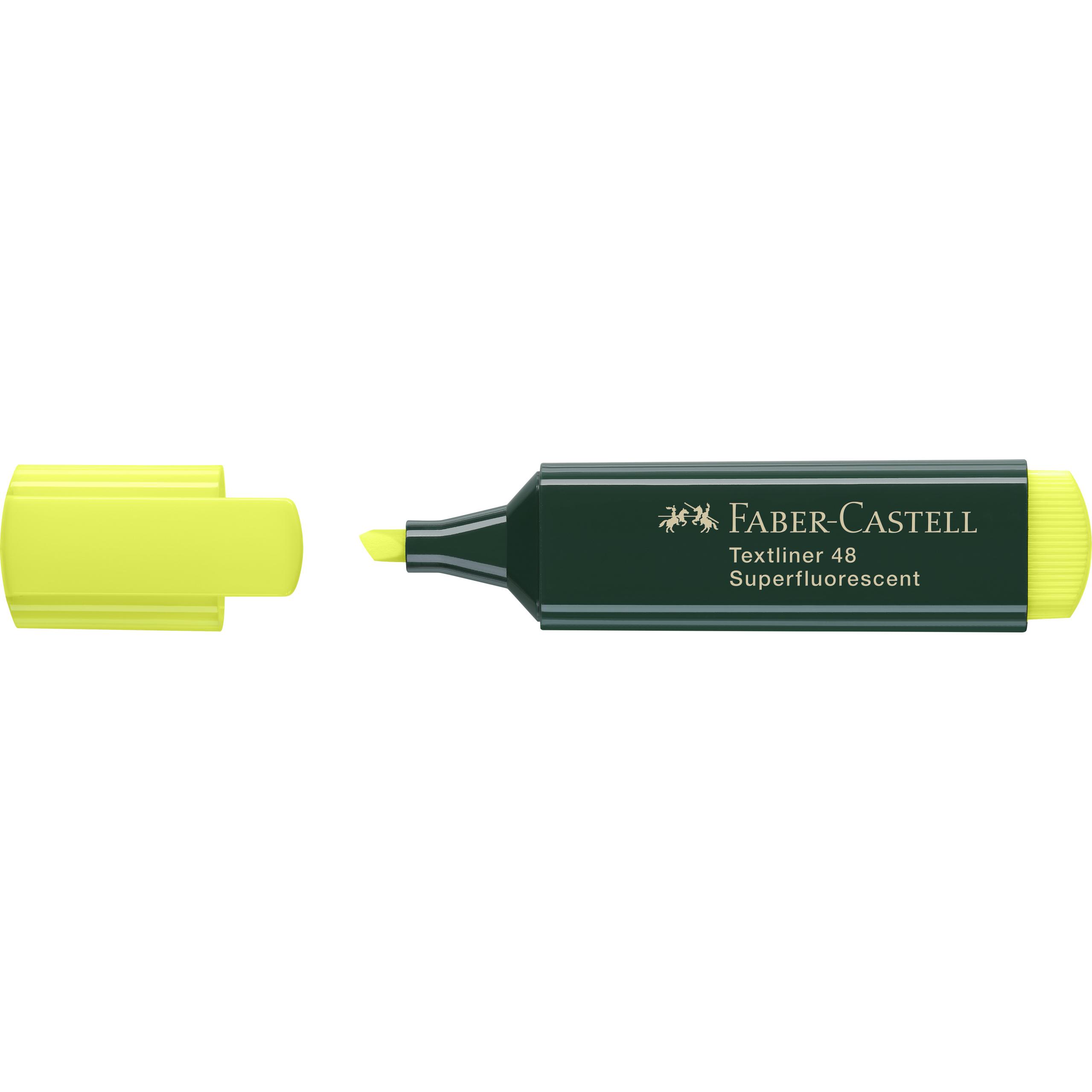 Faber-Castell, Marker, Textmarker Textliner 48 (Gelb, 1 mm, 1 x)