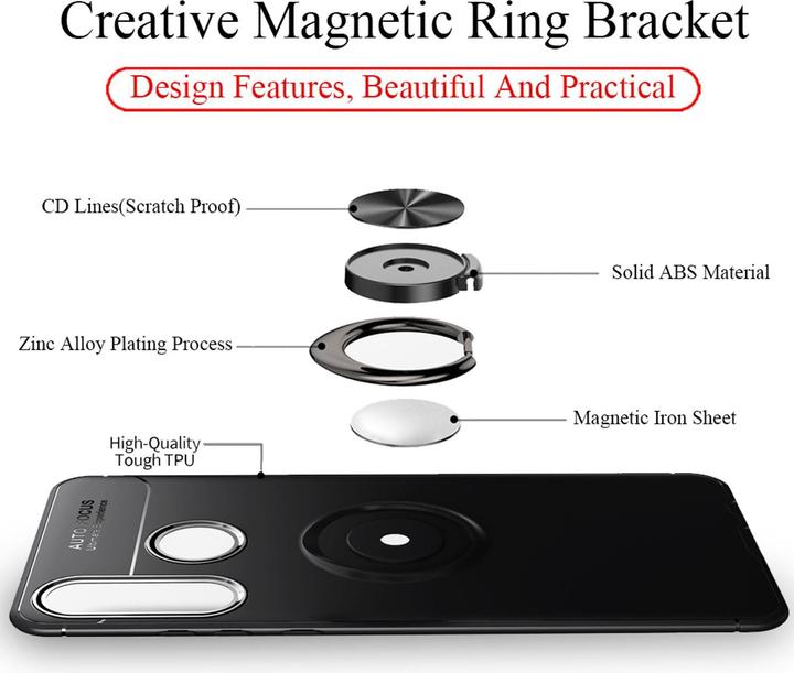 Actual product image Nalia Ring Cover 360° Finger Holder (Huawei P30 Lite)