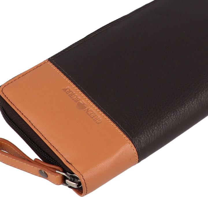Actual product image Greenburry Nappa Geldbörse RFID Schutz Leder 19.5 cm