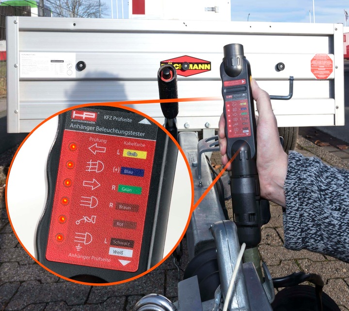 Produktbild HP Autozubehör Anhänger Beleuchtungstester