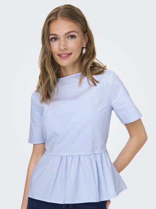 Actual product image JdY Locker geschnitten Hemdkragen Voluminöser Armschnitt Top Top mit Schösschen (S)