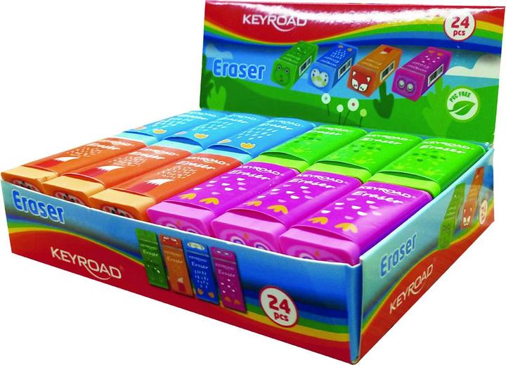 Immagine prodotto Keyroad gomma, animali, display, mix di colori