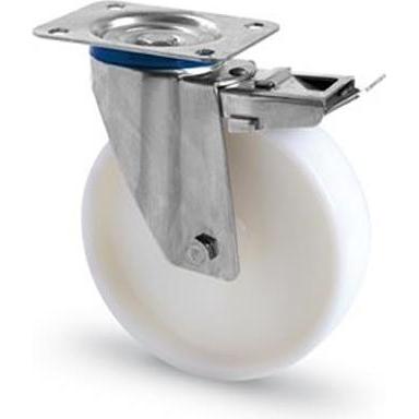 Rs Pro, Möbelrollen, Drehlager Lenkrolle, Rad ø 200mm, 300kg, Ge