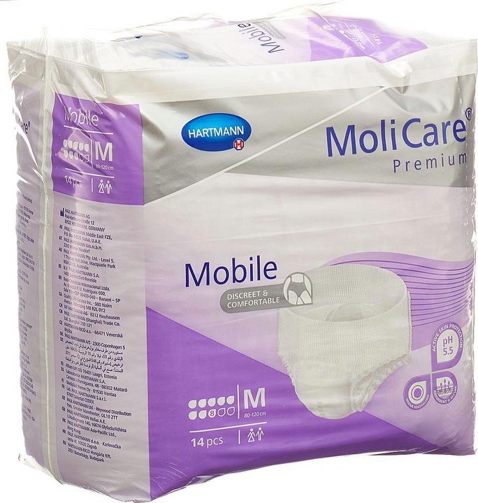 Actual product image MoliCare Mobile 8 (14 x, M)