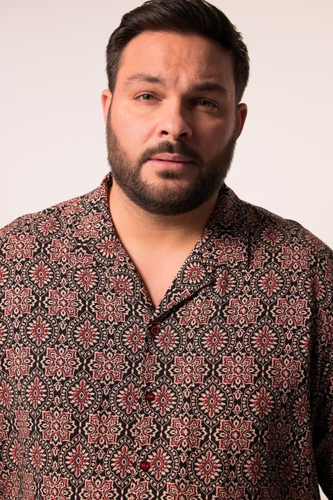 Actual product image Men+ Viskose-Hemd, Halbarm, Cubakragen, Cuba Fit (3XL)