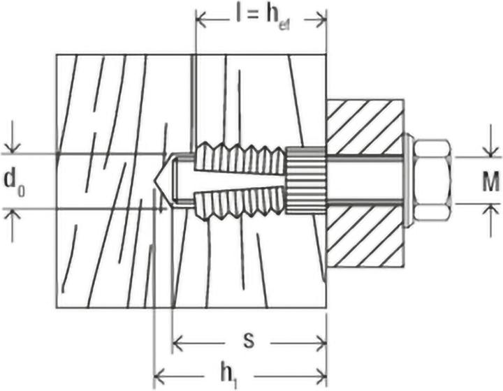 Produktbild Fischer Messingdübel PA 4 M6/13,5 K (5 Stk.)